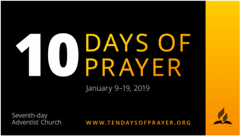 Please join us for 10 days of PRAYER.